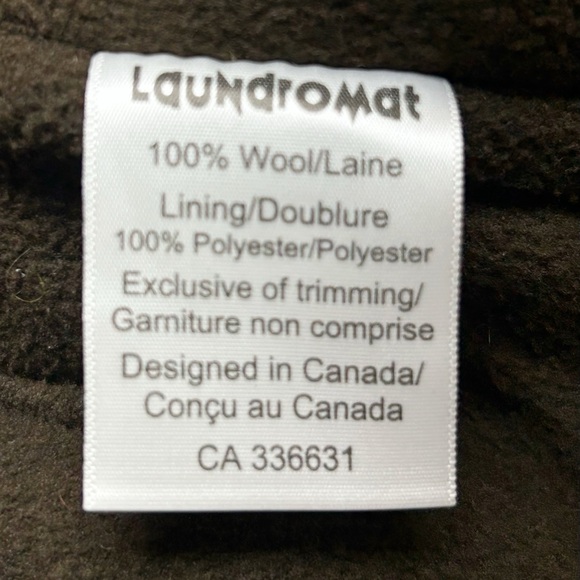 Laundromat Hooded Wool Knit Sweater Coat Pom Pom Alpine Fair Isle Size L - Picture 8 of 10